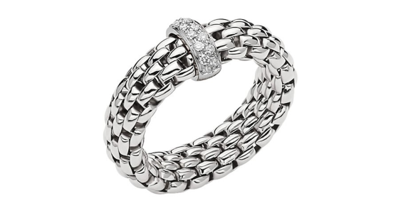 A stunning FOPE chain ring, available at Adlers Jewelers.