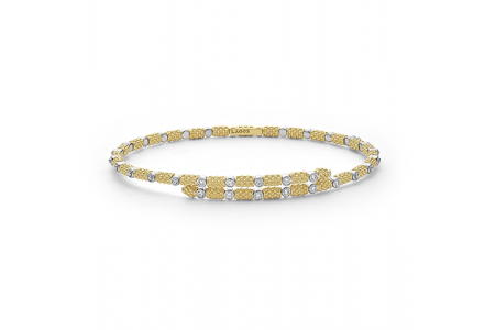 An elegant bangle from Lagos, available at Adlers Jewelers.