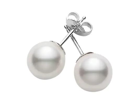 Mikimoto 6mm deals pearl earrings