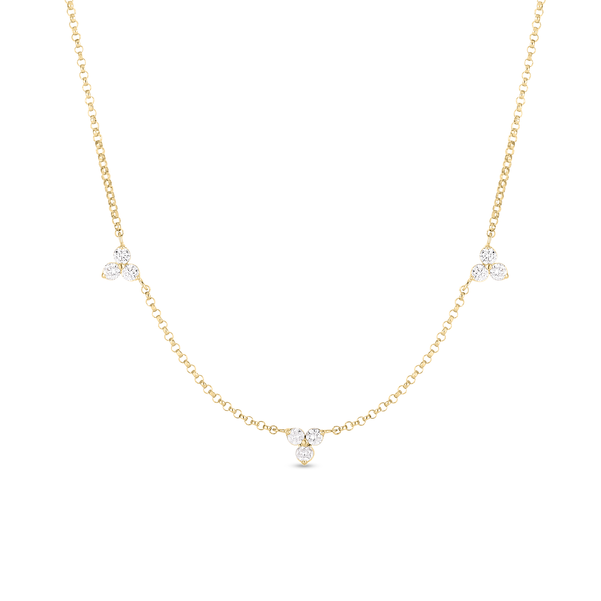 Roberto coin 2025 solitaire necklace