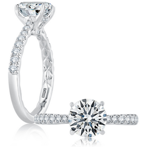 A. JAFFE DIAMOND ENGAGEMENT RING