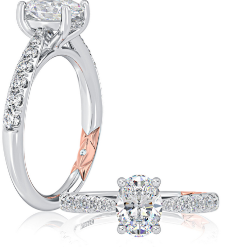 A. JAFFE DIAMOND ENGAGEMENT  RING