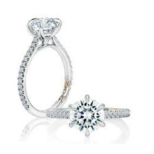 A. JAFFE DIAMOND ENGAGEMENT RING