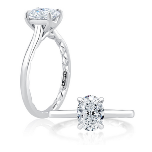 A. JAFFE DIAMOND ENGAGEMENT RING