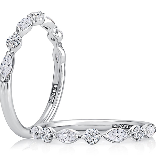 A. JAFFE DIAMOND WEDDING BAND