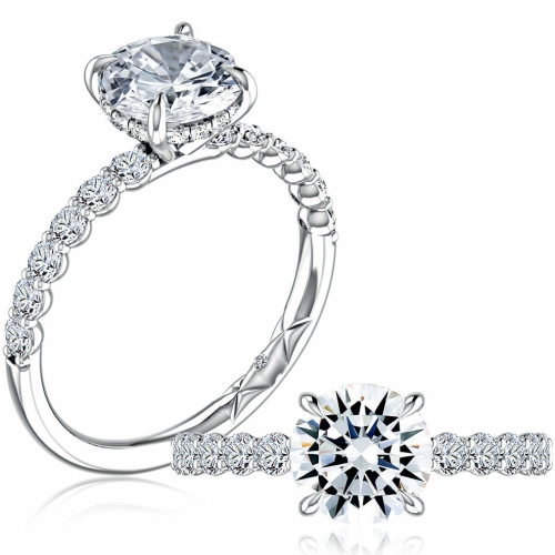 A. JAFFE DIAMOND ENGAGEMENT RING