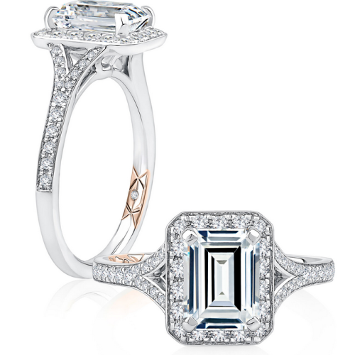 A. JAFFE DIAMOND ENGAGEMENT RING