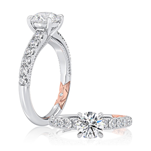 A. JAFFE DIAMOND ENGAGEMENT RING