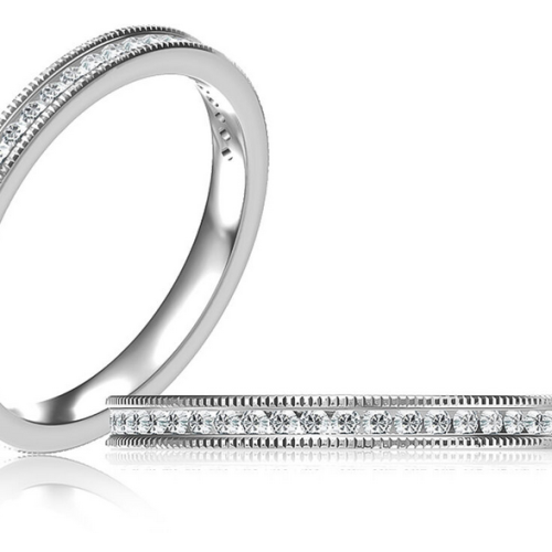 A. JAFFE DIAMOND ETERNITY WEDDING BAND