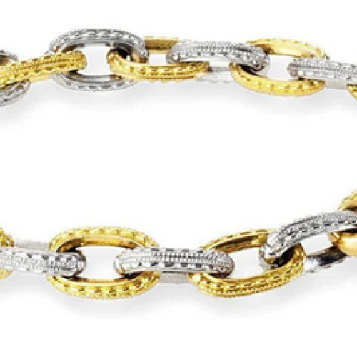 ALEX SEPKUS VICTORIAN CHAIN BRACELET- 18K/PLATINUM