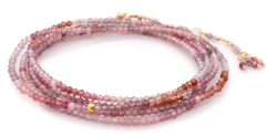 ANNE SPORTUN MULTI- SPINEL WRAP BRACELET- NECKLACE