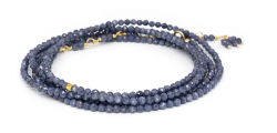 ANNE SPORTUN OPAQUE BLUE SAPPHIRE WRAP BRACELET- NECKLACE