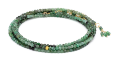 ANNE SPORTUN SAKOTA EMERALD WRAP BRACELET- NECKLACE