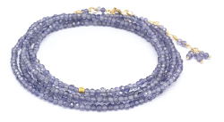 ANNE SPORTUN IOLITE WRAP BRACELET- NECKLACE