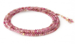 ANNE SPORTUN MULTI PINK RUBY WRAP BRACELET- NECKLACE