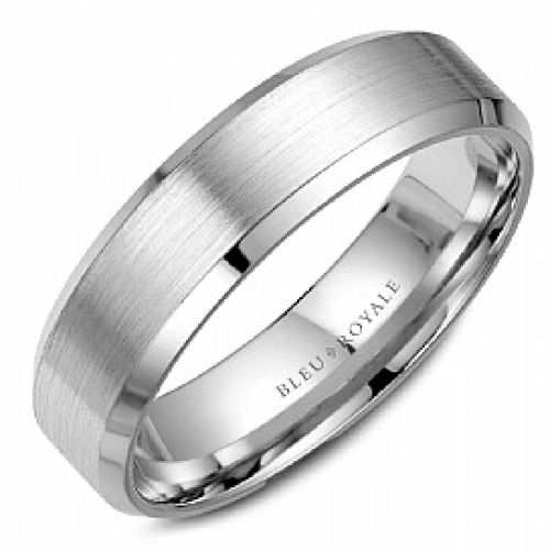 BLEU ROYALE WEDDING BAND-6.5 MM