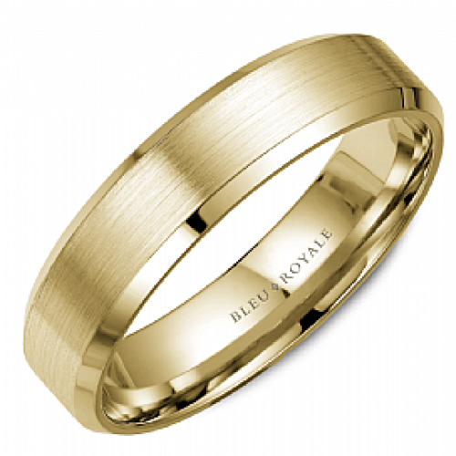 BLEU ROYALE WEDDING BAND- 5.5 MM