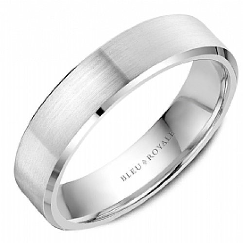 BLEU ROYALE WEDDING BAND  5.5 MM