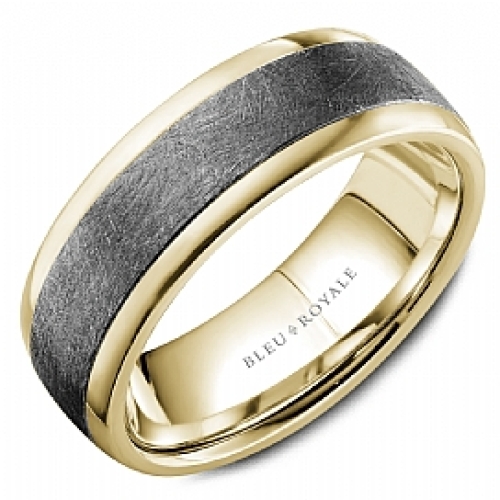 BLEU ROYALE WEDDING BAND 7.5MM