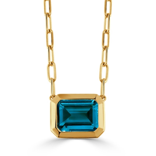 DOVES LONDON BLUE TOPAZ NECKLACE