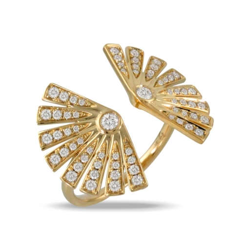 DOVES DECO DIAMOND FAN RING