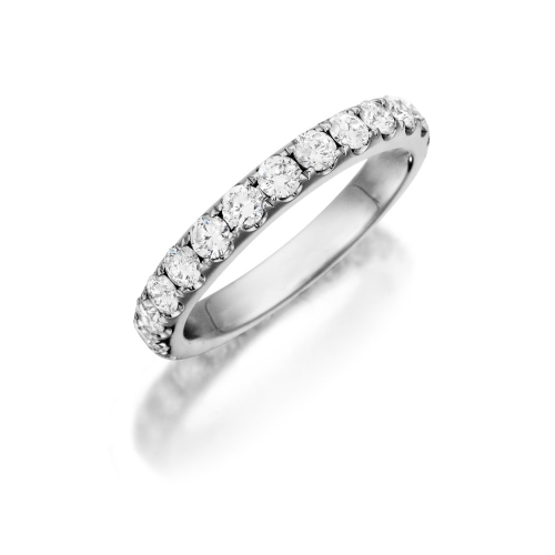 HENRI DAUSSI DIAMOND WEDDING BAND