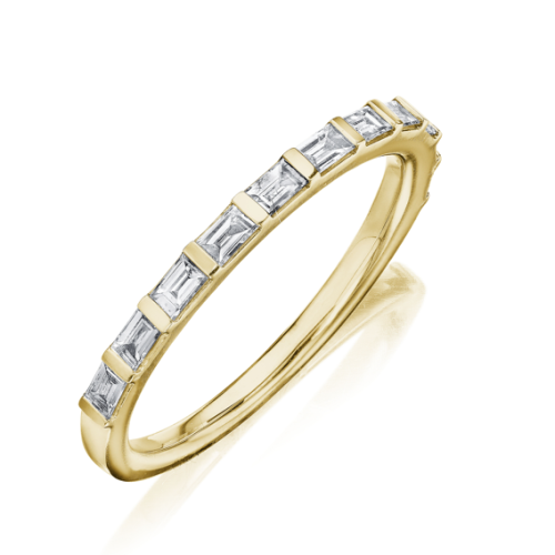 HENRI DAUSSI DIAMOND STACKABLE BAND