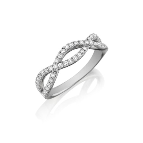 HENRI DAUSSI STACKABLE DIAMOND INFINITY BAND