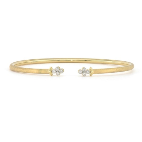 JUDE FRANCES PROVENCE DIAMOND OPEN QUAD FLEXIBLE BANGLE