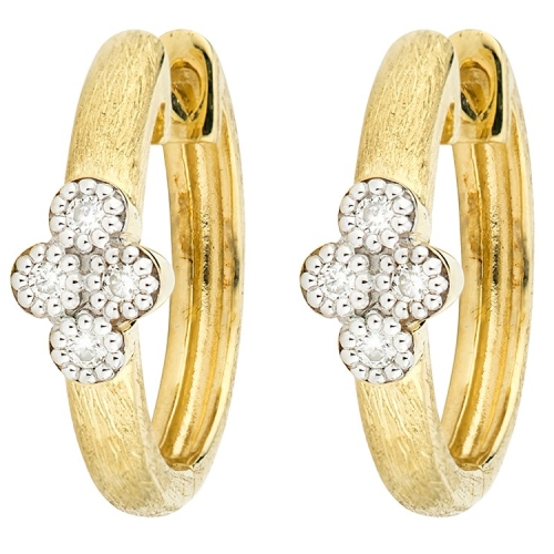 JUDE FRANCES PROVENCE DIAMOND HOOP EARRING