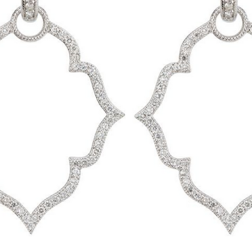 JUDE FRANCES MOROCCAN MICHELLE DIAMOND EARRING CHARMS