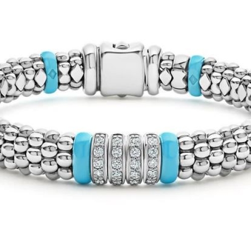 LAGOS BLUE CAVIAR CERAMIC BRACELET