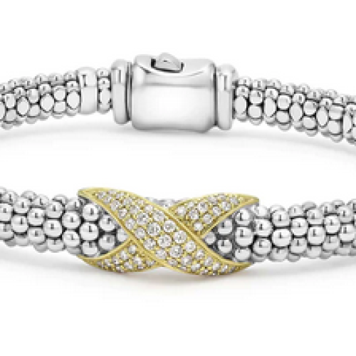 LAGOS EMBRACE DIAMOND PAVE BRACELET