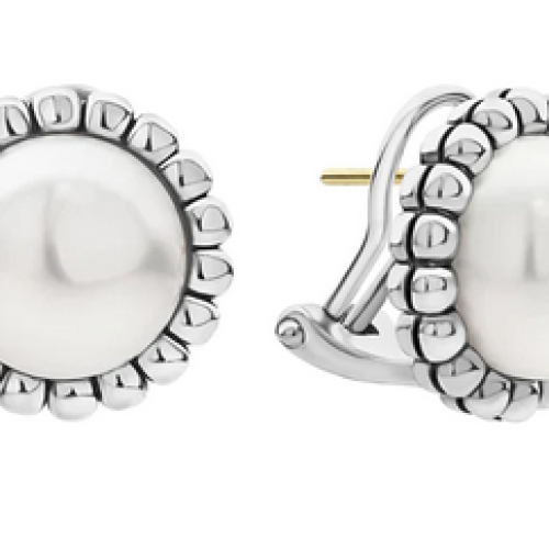 LAGOS LUNA PEARL CLIP EARRINGS