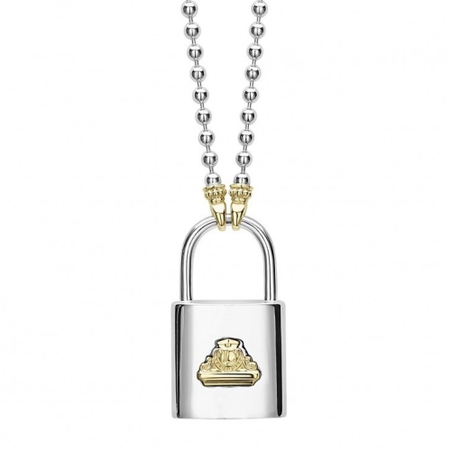 LAGOS BELOVED LARGE LOCK PENDANT