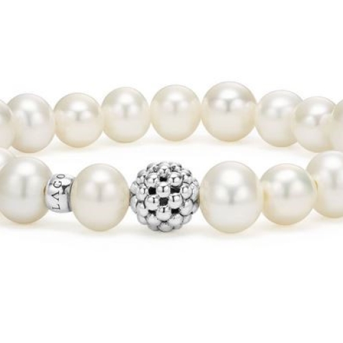 LAGOS MAYA PEARL STRETCH BRACELET