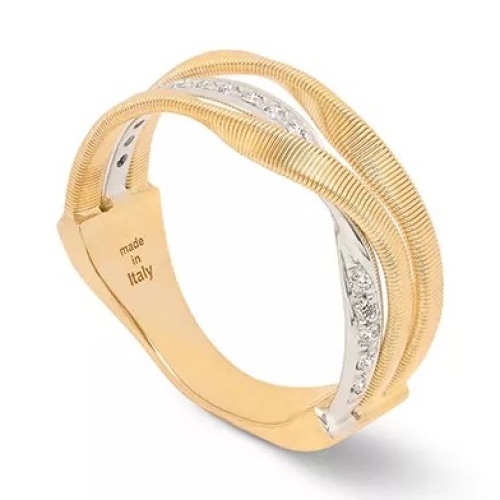 MARCO BICEGO MARRAKECH MULTI ROW DIAMOND RING