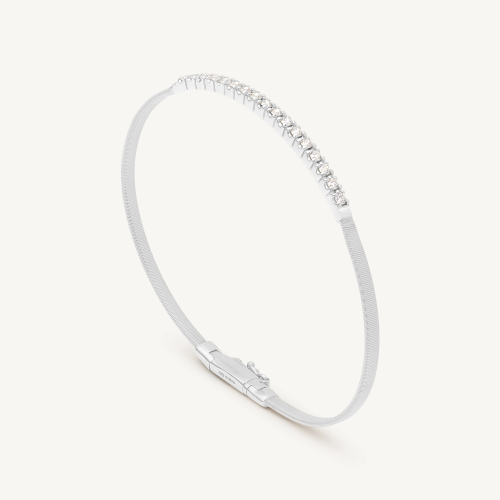 MARCO BICEGO MASAI DIAMOND STACKABLE BAR  BRACELET