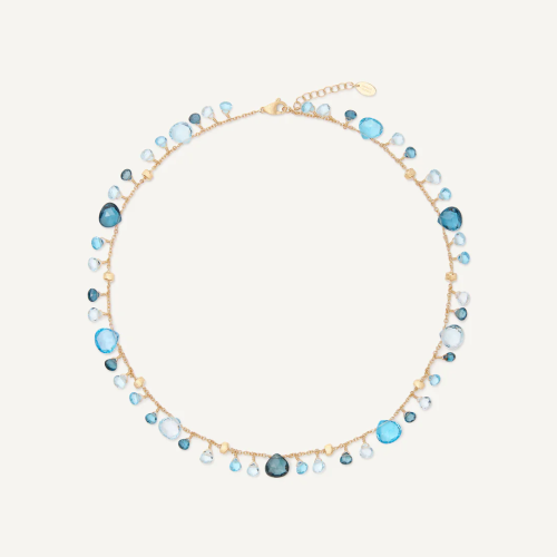 MARCO BICEGO PARADISE MIXED TOPAZ SINGLE STRAND NECKLACE