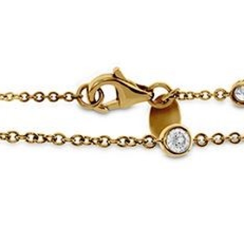 MEMOIRE FASHION CASCADE 9 STATION DIAMOND BRACELET