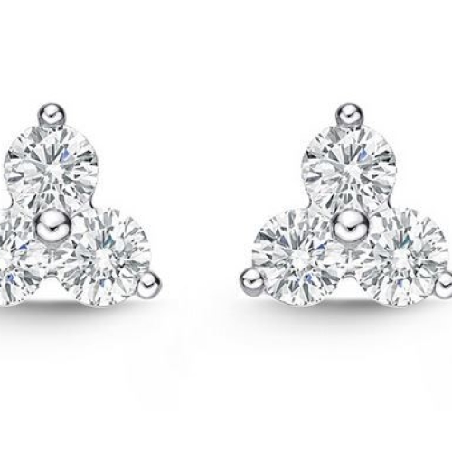 MEMOIRE FASHION TRINITY DIAMOND EARRING