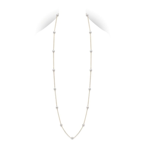 MIKIMOTO PEARL STATION NECKLACE