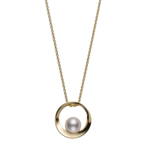 MIKIMOTO CIRCLE AKOYA PEARL PENDANT