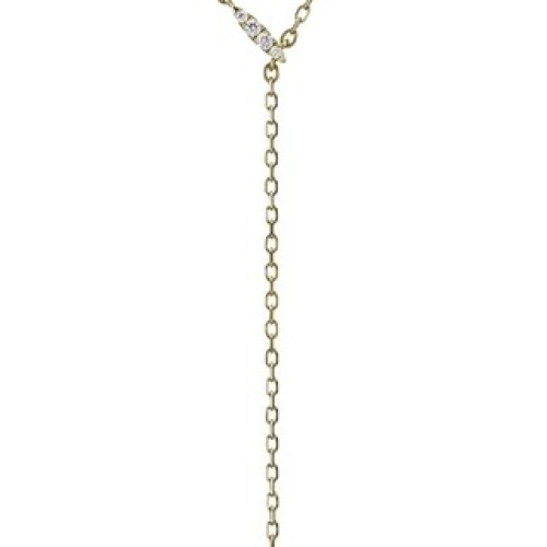 MIKIMOTO MIKIMOTO DIAMOND AND PEARL LARIAT PENDANT