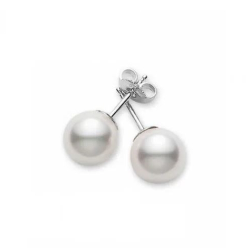 MIKIMOTO PEARL STUD EARRINGS