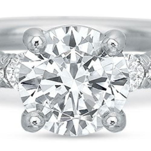 PRECISION SET SILK FIT DIAMOND ENGAGEMENT RING