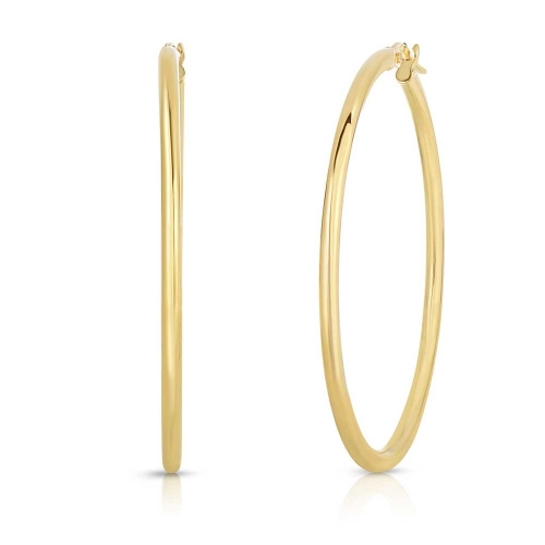 ROBERTO COIN PERFECT HOOP EARRINGS 45MM