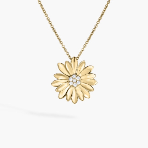 ROBERTO COIN MARGHERITA DIAMOND FLOWER PENDANT