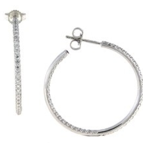 ROBERTO COIN PERFECT HOOP EARRINGS -30 mm