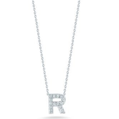 ROBERTO COIN RDIAMOND LOVE LETTER PENDANT-R